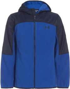 img 3 attached to 🧥 UA North Rim Microfleece Jacket for Boys by Under Armour