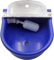 🐴 efficient minyulua automatic waterer bowl with float valve and drain plug - ideal water dispenser for large horses, sheep, dogs, cows, and pigs logo