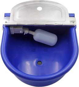 img 4 attached to 🐴 Efficient MINYULUA Automatic Waterer Bowl with Float Valve and Drain Plug - Ideal Water Dispenser for Large Horses, Sheep, Dogs, Cows, and Pigs