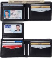 alpine swiss passcase leather collection men's accessories and wallets, card cases & money organizers logo