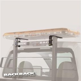 img 2 attached to 🚗 Enhance Your Vehicle's Lighting with Backrack 91006 Light Bar Bracket - 2 Piece, Black