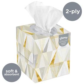 img 2 attached to 📦 Kleenex Professional Facial Tissue (21200): Upright Cube Box Supplies for Business - 95 Tissues/Box, 12 Bundles/Case, 3 Boxes/Bundle, 36 Boxes/Case