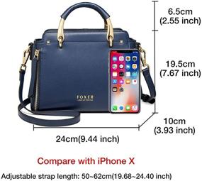 img 3 attached to 👜 Stylish and Versatile Women's Handbags: Top Handle, Adjustable Crossbody, Messenger with Wallets