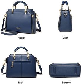 img 1 attached to 👜 Stylish and Versatile Women's Handbags: Top Handle, Adjustable Crossbody, Messenger with Wallets