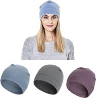 🧣 stay cozy and fashionable with xife 3pcs unisex indoors beanie - winter warm hat for women logo