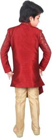 img 3 attached to Ethnic Handwork Embroidered Sherwani Set for Kids and Boys - Ahhaaaa