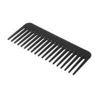 🔲 anself large wide tooth comb: detangling hairbrush for long, wet or curly hair - heat-resistant, anti-static and scalp massage styling comb (black) logo