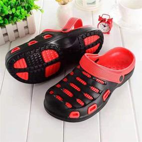 img 2 attached to Women's Weighted Slipper Massage Sandals Men's Shoes, Mules & Clogs