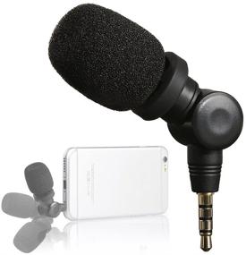 img 4 attached to Saramonic SmartMic Mini Condenser Flexible Microphone: High-quality Audio for Smartphones, iPhones, and Androids - Perfect for Vlogging, YouTube Videos, and More!