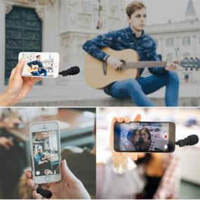 img 3 attached to Saramonic SmartMic Mini Condenser Flexible Microphone: High-quality Audio for Smartphones, iPhones, and Androids - Perfect for Vlogging, YouTube Videos, and More!