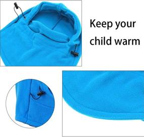 img 3 attached to ❄️ Winter Windproof Adjustable Balaclava Fleece - Ultimate Boys' Accessory for Cold Weather