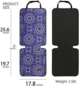 img 1 attached to Lotus Car Seat Covers for Women and Girls - Universal Fit, Cute Car Accessories for Women - Set of 2 Front Seat Covers - Ideal for Car, Truck, SUV, or Van