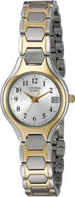 img 3 attached to ⌚ Citizen Quartz Ladies Watch, Stainless Steel, Classic Two-Tone Design (Model: EU2254-51A)