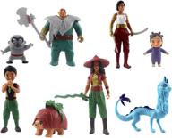 🎂 raya and the last dragon cake toppers - 8-piece set, perfect for raya and the last dragon themed party cake decoration логотип