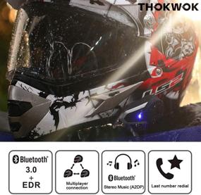 img 2 attached to 📞 THOKWOK BT-S3 1000m Motorcycle Bluetooth Intercom – Ultimate Communication System for Multi-Rider Adventures