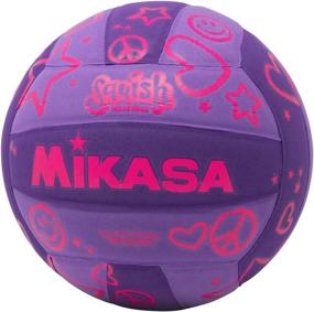 img 1 attached to 🏐 Mikasa Squish No-Sting Volleyball Pillow Cover