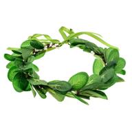 june bloomy greenery headpiece headband logo