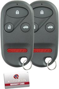 img 2 attached to High-Quality KeylessOption KOBUTAH2T Car Key Fob Replacement – Pack of 2