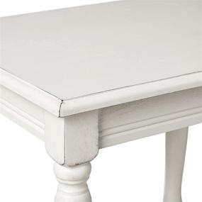 img 1 attached to 🌟 Enhance Your Space with Decor Therapy Table: Elegant White Design