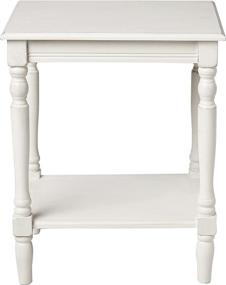 img 3 attached to 🌟 Enhance Your Space with Decor Therapy Table: Elegant White Design