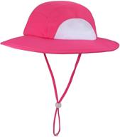 🌞 stay protected and stylish with home prefer kids toddlers wide brim sun hat lite - upf50+ uv protection bucket hat logo