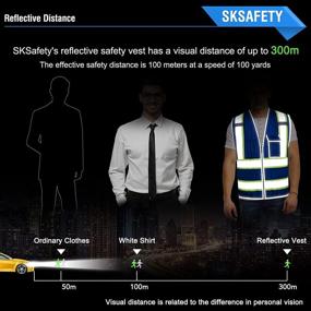 img 2 attached to Safety Standards Construction Reflective Visibility Occupational Health & Safety Products: Enhancing Personal Protective Equipment