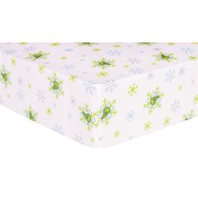 img 2 attached to 🎅 Deluxe Flannel Fitted Crib Sheet - Trend Lab Dr. Seuss The Grinch Edition