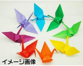 img 1 attached to 📦 Toyo Origami Paper Cranes Pack - 1000 Sheets, 7cm Size, Assorted Colors (50 Varieties)