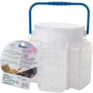 darice 1095-25 craft caddy: organize and store supplies with 5 organizers, 6-inch logo