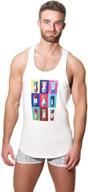 🌈 bold and vibrant graphic stringer pride racerback thunder men's clothing and shirts: express your style with pride! logo