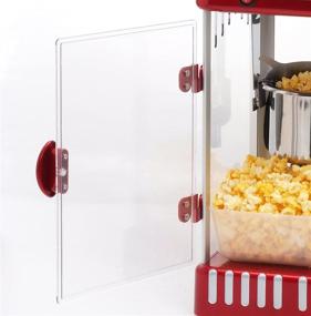 img 2 attached to Elite Electric Tabletop Popcorn Kettle Maker: Retro Carnival Style with Warming Light - 2.5Oz - Red