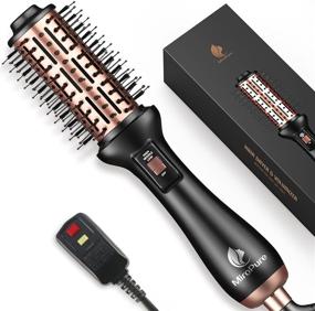 img 4 attached to 💇 MiroPure 4-in-1 Hair Dryer Brush: One-Step Volumizer, Curling Brush, Upgraded Version - Buy Now!
