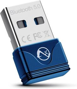 img 4 attached to 🖥️ Mini Bluetooth 5.0 USB Dongle for PC - ZEXMTE Bluetooth Adapter for Computer, Compatible with Windows 10/8.1/8/7, Blue - Ideal for Bluetooth Headphones, Speakers, Keyboard, Mouse, Printer