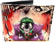 comics sublimated graphic leather bifold men's accessories логотип