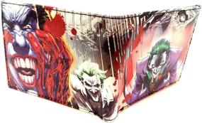 img 2 attached to Comics Sublimated Graphic Leather Bifold Men's Accessories