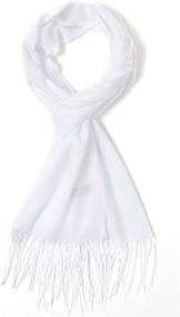 img 3 attached to Pashmina Shawls Wedding Fashion Fringes Women's Accessories and Scarves & Wraps