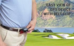 img 2 attached to 🏌️ GolfBuddy Voice 2 Golf GPS/Rangefinder Bundle with Accessories in Black: Magnetic Hat Clip, 5 Ball Markers, and Belt Clip