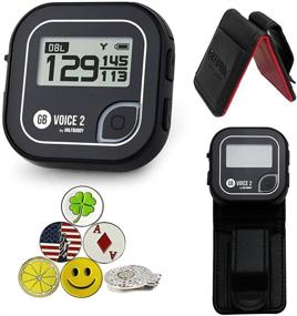 img 4 attached to 🏌️ GolfBuddy Voice 2 Golf GPS/Rangefinder Bundle with Accessories in Black: Magnetic Hat Clip, 5 Ball Markers, and Belt Clip