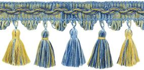 img 1 attached to DecoPro Veranda Collection Tassel Fringe Sewing for Trim & Embellishments