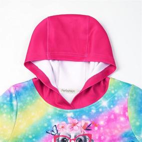 img 2 attached to 🦄 Unicorn Hoodie for Girls | Long Sleeve Pullover Sweatershirts with Pockets