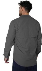 img 3 attached to Ozette Men's Button-Up Hiking Shirt