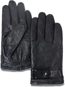 img 4 attached to Dahlia Mens Winter Leather Gloves