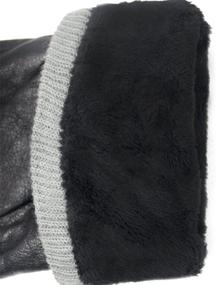 img 1 attached to Dahlia Mens Winter Leather Gloves