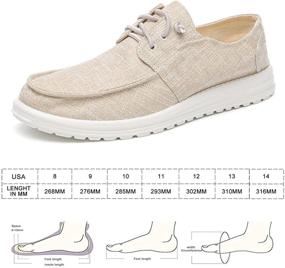 img 3 attached to 👞 Betrue BE2010A DR GRY 45 Lightweight Loafers Canvas Men's Shoes & Slip-Ons