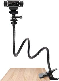 img 1 attached to Pipishell 25 Inch Webcam Stand - Flexible Desk Mount with Gooseneck Clamp for Logitech C930e, C930, C920, C922x, C922, Brio 4K, C925e, C615: Stable and Adjustable Solution