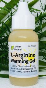 img 4 attached to 🔥 Urban ReLeaf L-Arginine Warming Gel - Быстрый нагрев, натуральная и быстро высыхающая формула для массажа циркуляции ног, рук и стоп.