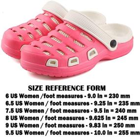 img 1 attached to Weighted Women's Slip-On Massage Sandals