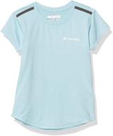 👕 tech trek short sleeve tee for columbia girls' and toddlers': optimal comfort and style logo