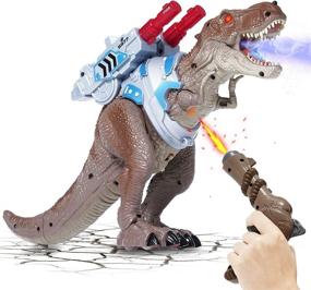 img 4 attached to 🦖 T-Rex Electronic Projection: Realistic Dinosaur Toy