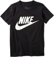 👕 футболка nike для малышей черно-белая, детская одежда и спортивная: стильная и универсальная для самых маленьких. логотип